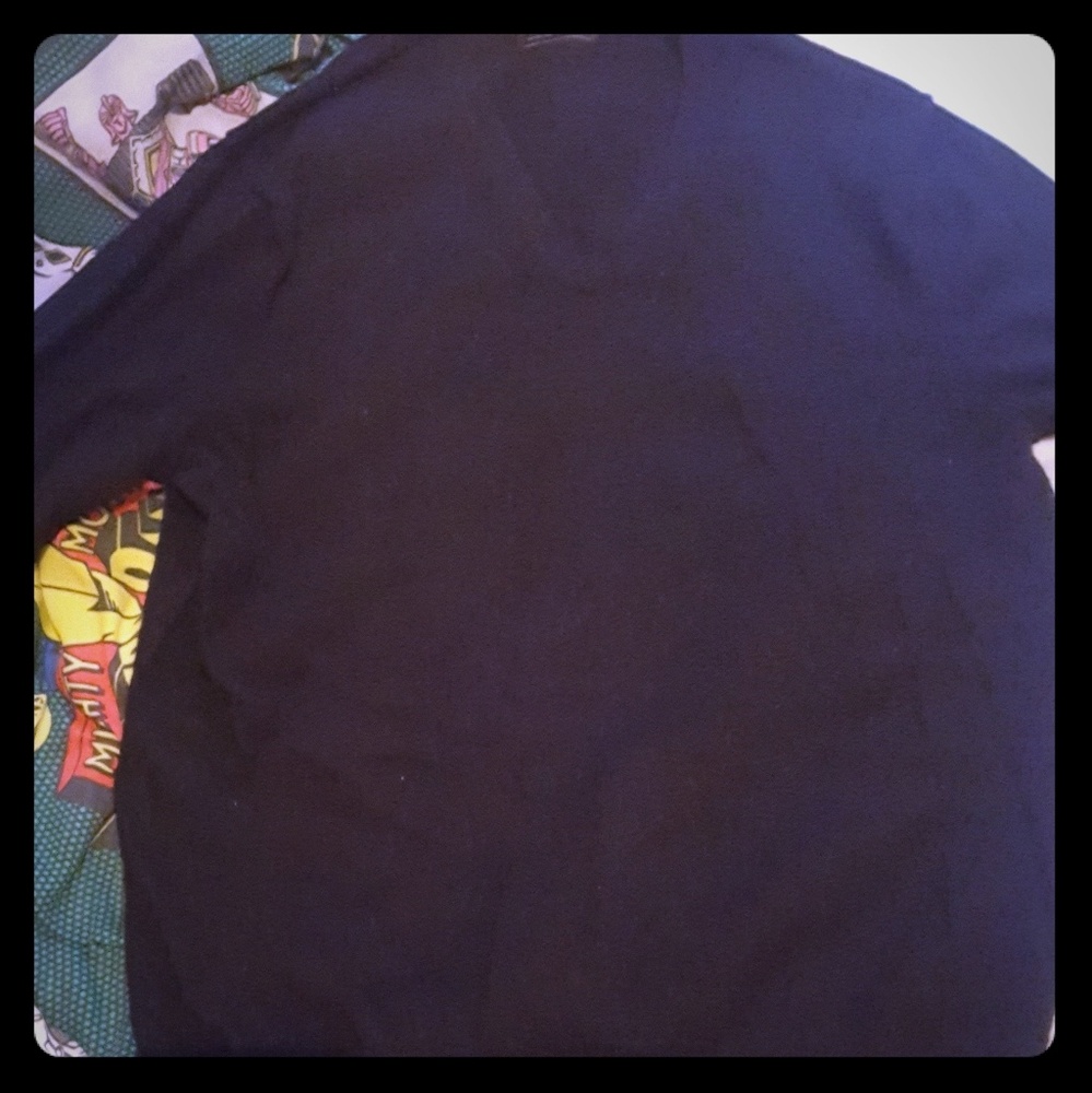 Black V-neck Sweater